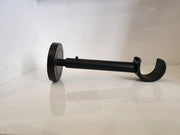 Extendable Long Curtain Pole Bracket 19mm / 28mm Adjustable Metal Curtain Pole Support Holder for Home & Office