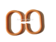 12x Rust-Proof Plastic C-Shape Shower Curtain Hooks & Rings