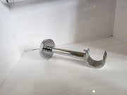 Extendable Long Curtain Pole Bracket 19mm / 28mm Adjustable Metal Curtain Pole Support Holder for Home & Office