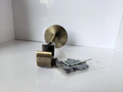 Extendable Long Curtain Pole Bracket 19mm / 28mm Adjustable Metal Curtain Pole Support Holder for Home & Office