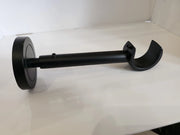 Extendable Long Curtain Pole Bracket 19mm / 28mm Adjustable Metal Curtain Pole Support Holder for Home & Office