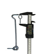 2 Pack 150mm Stainless Steel Cabin Hook And Eye Latch Silent Lock Holder Shed Gate Door Catch