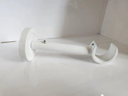 Extendable Long Curtain Pole Bracket 19mm / 28mm Adjustable Metal Curtain Pole Support Holder for Home & Office
