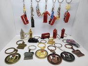 British Miniature London Keyrings Iconic UK Souvenir Gifts Diecast Metal London Landmarks
