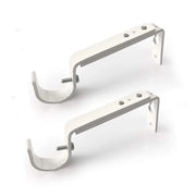 Adjustable Curtain Pole Brackets for 19mm / 28mm Diameter Poles – Durable Metal Wall Mount – Various Colours