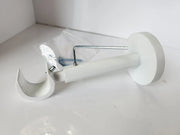 Extendable Long Curtain Pole Bracket 19mm / 28mm Adjustable Metal Curtain Pole Support Holder for Home & Office