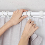 Plastic Over-Clip Curtain Hooks Eyelet Durable Pleated Pinch Pleat Track Type