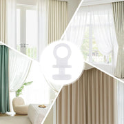 9 mm Curtain Track Glider Hooks Runners Rail Slider Wheels Effortless Glide UK