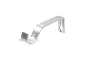 Heavy Duty Metal Curtain Pole Wall Bracket 2 Pack 19 mm Silver