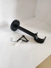 Extendable Long Curtain Pole Bracket 19mm / 28mm Adjustable Metal Curtain Pole Support Holder for Home & Office