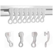Strong White Curtain Track Glide Runner Glider Sliding Hook