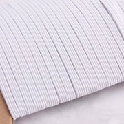 Flat Elastic Cord 0.5cm, 1cm & 2cm Width 30m Black & White Sewing Elastic for Crafts & Face Masks