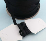 Flat Elastic Cord 0.5cm, 1cm & 2cm Width 30m Black & White Sewing Elastic for Crafts & Face Masks