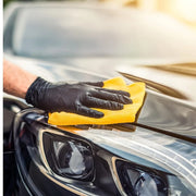 Disposable Vinyl Gloves Powder-Free Food Medical Safe M-XL Pack Options Clear Black Blue