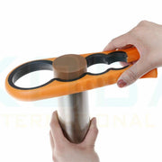 New Easy Grip Can & Jar Opener Soft-Grip Multi-Tool for Bottles Caps & Jars for Arthritis & Seniors