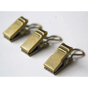 10mm Metal Clothes Peg Hanging Clips Heavy Duty Curtain & Drapery Hooks Clamp 15pcs Multi-Purpose Clips