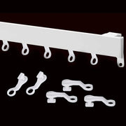 Strong White Curtain Track Glide Runner Glider Sliding Hook