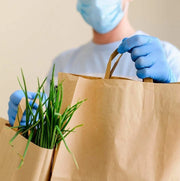 Disposable Vinyl Gloves Powder-Free Food Medical Safe M-XL Pack Options Clear Black Blue