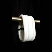 12x Rust-Proof Plastic C-Shape Shower Curtain Hooks & Rings