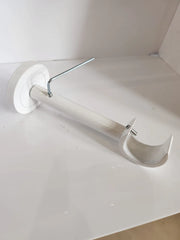 Extendable Long Curtain Pole Bracket 19mm / 28mm Adjustable Metal Curtain Pole Support Holder for Home & Office