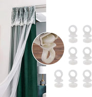 9 mm Curtain Track Glider Hooks Runners Rail Slider Wheels Effortless Glide UK