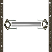 Metal Curtain Pole Recess Bracket Curtain Rail Support for 19mm 22mm 25mm Curtain Rod UK