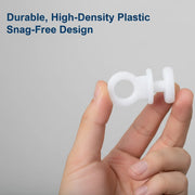 9 mm Curtain Track Glider Hooks Runners Rail Slider Wheels Effortless Glide UK