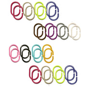 12x Rust-Proof Plastic C-Shape Shower Curtain Hooks & Rings