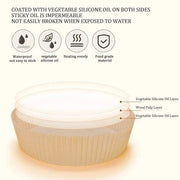 Round & Square Non-Stick Air Fryer Liners Disposable Baking Paper Steamer Sheets 50/100/200 Pack