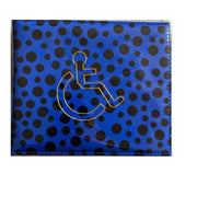 PU Leather Disabled Parking Permit Holder Blue Badge Hologram Display Cover