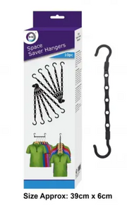 Space Saver Heavy Duty Hanger wardrobe savers Clothes Closet Organize Hook x 10