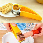 Stainless Steel Banana Slicer Fruit Cutter Sausage Slicer Handy Kitchen Tool