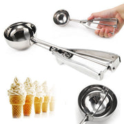 Stainless Steel 6cm Scoop for Ice Cream Potato Mash Kitchen Tool UK Seller