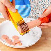 Stainless Steel Banana Slicer Fruit Cutter Sausage Slicer Handy Kitchen Tool