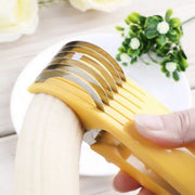 Stainless Steel Banana Slicer Fruit Cutter Sausage Slicer Handy Kitchen Tool