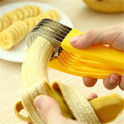 Stainless Steel Banana Slicer Fruit Cutter Sausage Slicer Handy Kitchen Tool