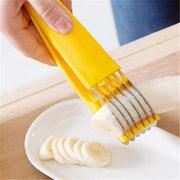 Stainless Steel Banana Slicer Fruit Cutter Sausage Slicer Handy Kitchen Tool