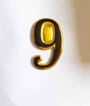 Self Adhesive Door Numbers Chrome Finish 2