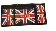 Union Jack London Tri-Fold Wallet with Chain Clip Mens Boys Gift Souvenir Purse