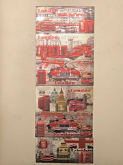 3D METALIC FRIDGE MAGNETS SET LONDON ICONS SOUVENIR FREE UK POSTAGE