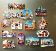 3D Ceramic London British England ICONS Souvenir Fridge Magnets Multipack UK