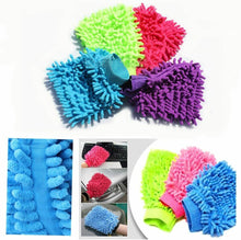 Microfiber Wash Mitt Ultra Soft Car Cleaning Dusting Washing Glove Noodle Sponge