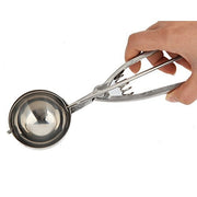 Ice Cream Scoop Stainless Steel 5cm Mash Potato Spoon Kitchen Tool Spring Dough