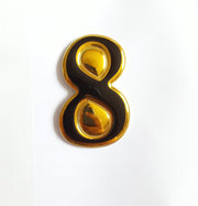 Self Adhesive Door Numbers Chrome Finish 2