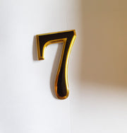 Self Adhesive Door Numbers Chrome Finish 2