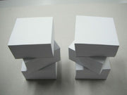 U. 2/4 x 400 Sheets Memo Block Refills Square Plain White Paper Cube 90mm x 90mm