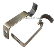 28mm Heavy Duty Metal Curtain Pole Rod Wall Bracket Holder Screw Drapery 5 color