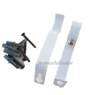 28mm Heavy Duty Metal Curtain Pole Rod Wall Bracket Holder Screw Drapery 5 color