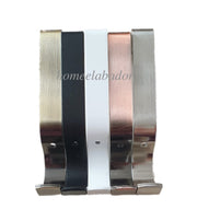 28mm Heavy Duty Metal Curtain Pole Rod Wall Bracket Holder Screw Drapery 5 color