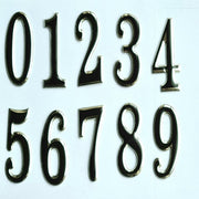 Self Adhesive Door Numbers Chrome Finish 2